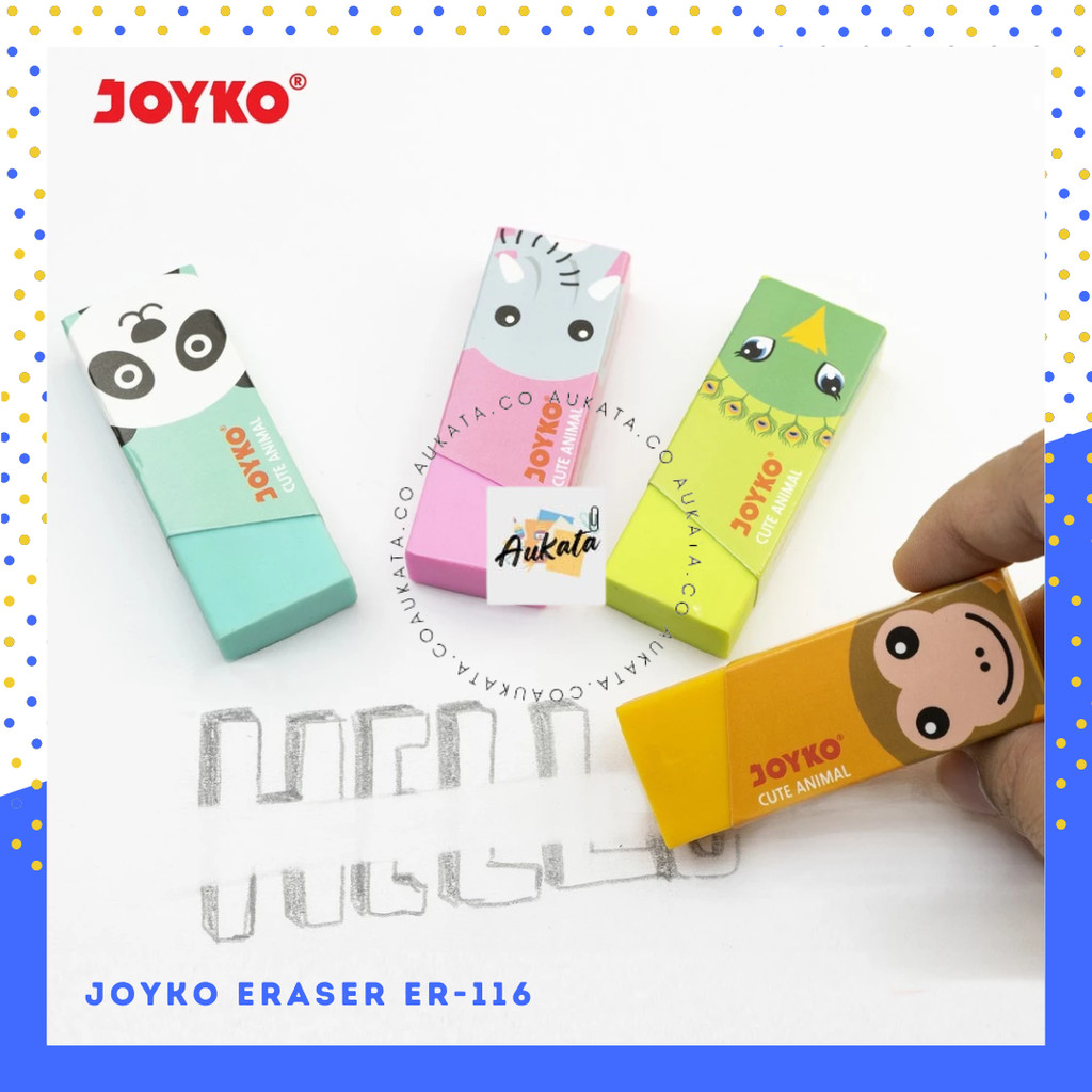 

Eraser Penghapus Joyko ER-116 1 Set 4 Pcs