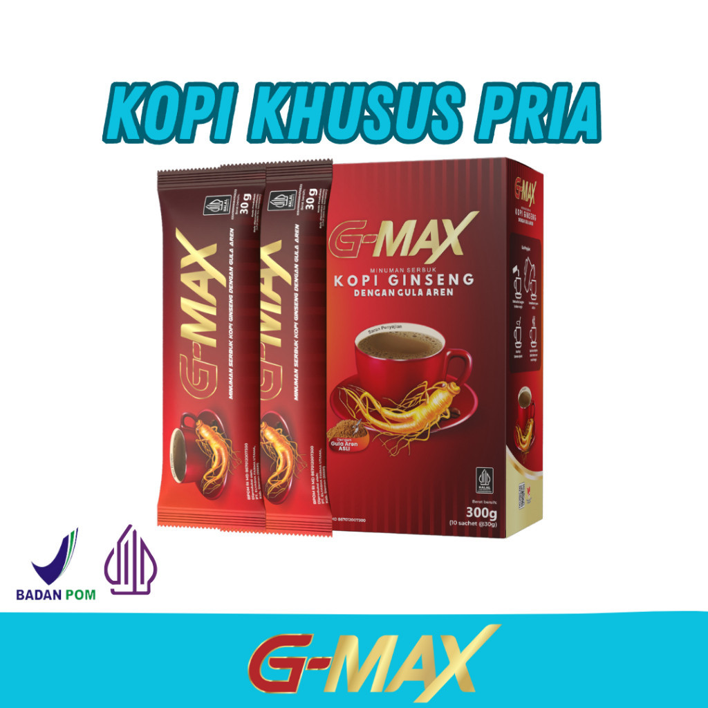 

Kopi Stamina Gmax Pria Menambah Tahan Lama Origal G max Kopi Ginseng