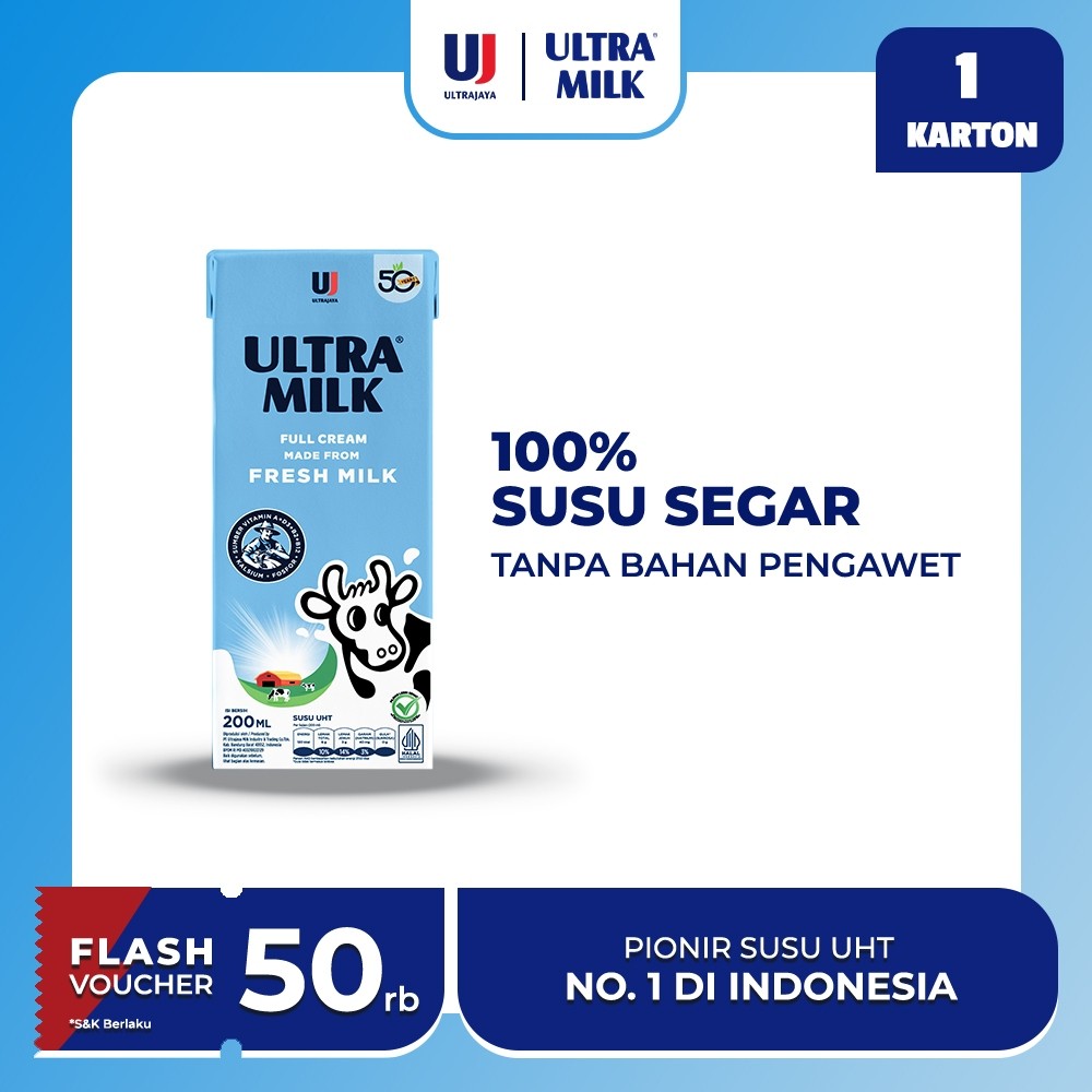 

Ultra Milk Full Cream 200 ml