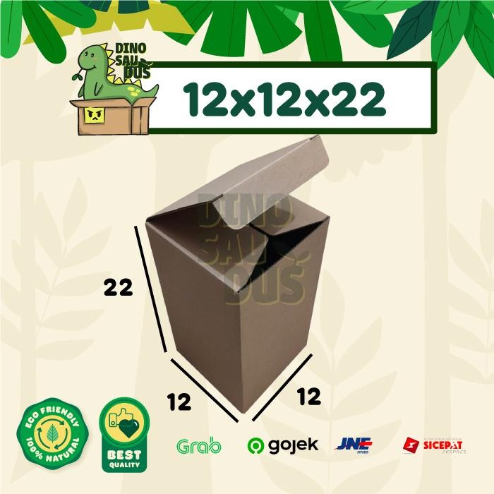 

12x12x22 CM KARDUS Pizza Corrugated Packaging Box packing Diecut