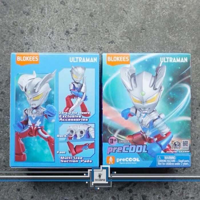 Blokees PreCool ULTRAMAN ZERO Action Figure Blocks Bloks Q SD Chibi
