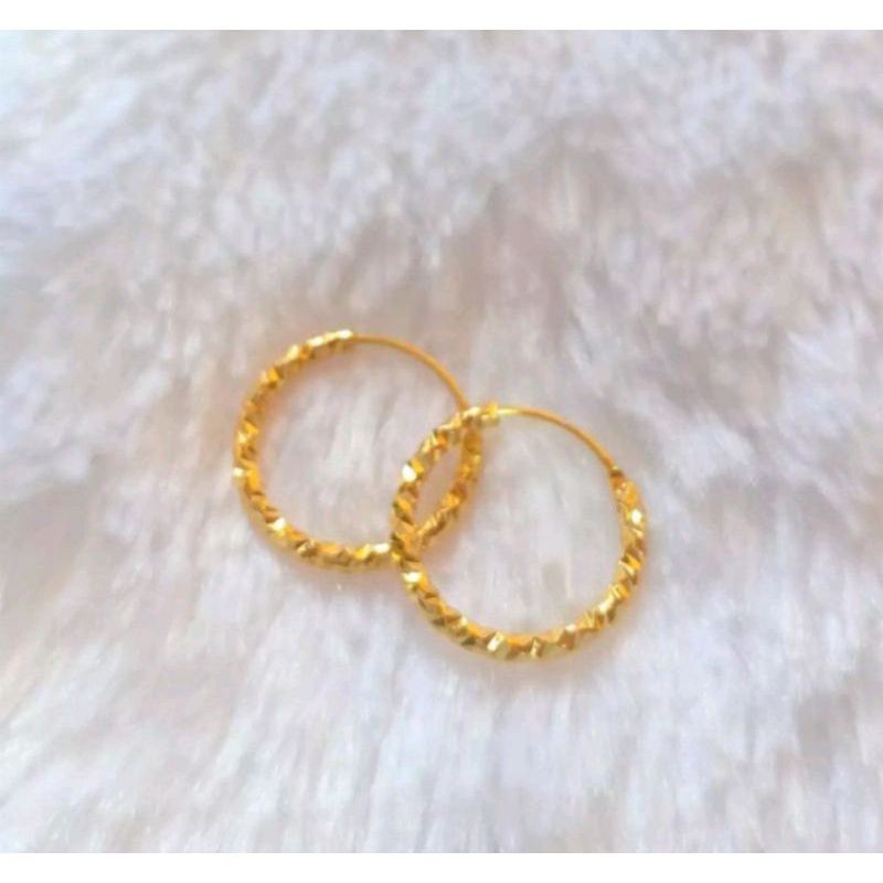 Anting Kroncong Dewasa Titanium Bismuth Magnet