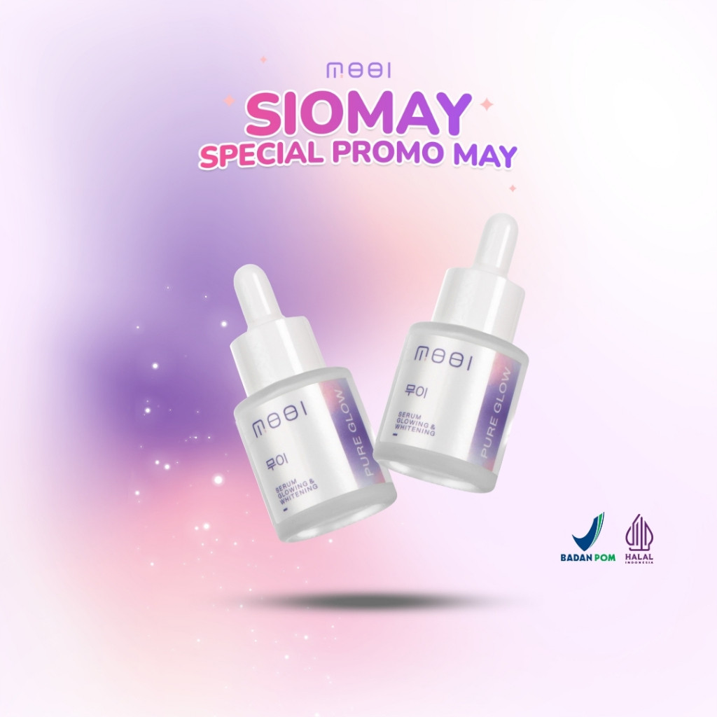 Mooi Pure Glow Promo beli 2  - Serum Pencerah Wajah Korea (100% ORIGINAL BPOM)