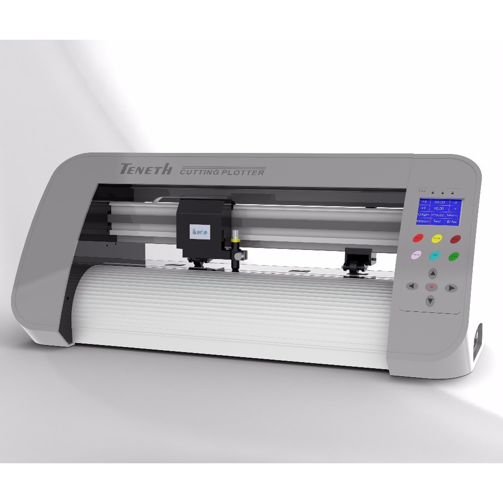 

Teneth TH 440L High Quality KUCO Cutting Plotter 440Mm Vinyl Paper Art Sign Cutter Machine