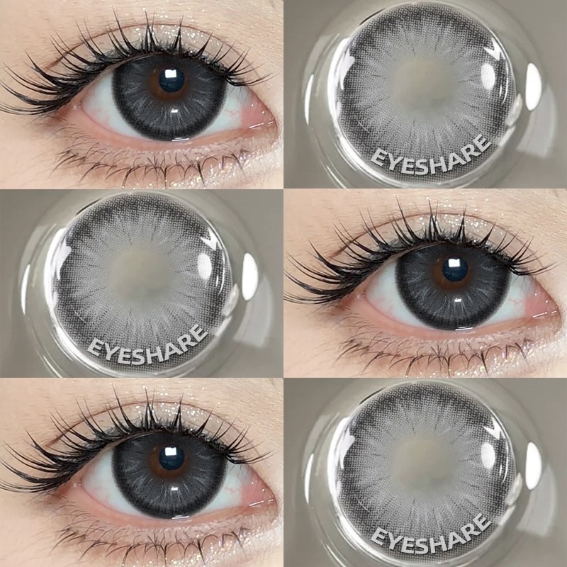 {COD}-Softlens Lensa Kontak Warna Hitam Eyeshare Seine 1 Pasang Lensa Kontak Berwarna Mini 14.0Mm Be