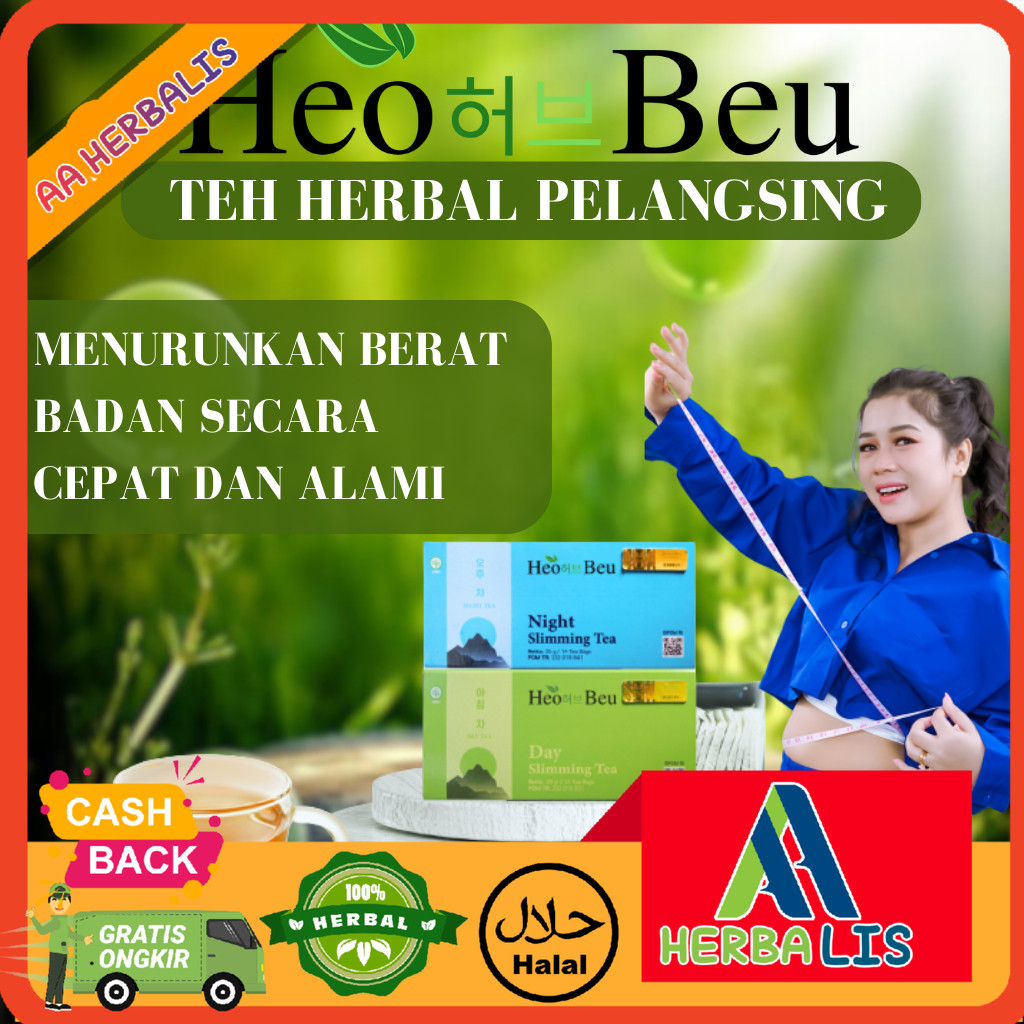 

Teh Diet HEOBEU KOREA Slimming TEA Original Solusi Atasi Kegemukan Obesitas Efektif Menurunkan Berat Badan Serta Membantu Mengurangi Lemak Heo Beu Sliming Tea Original Teh Heo Beu Slimming Tea Honey 1 Paket Day dan Night