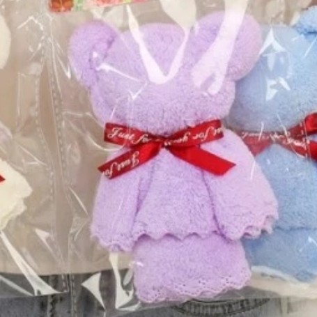 Souvenir handuk boneka souvenir ulang tahun/handuk berkualitasberuang - Biru