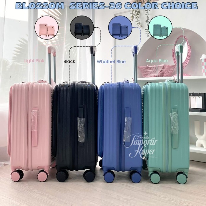 ✨READY✨ -Koper Laptop Polo Classic  Size 20 Inch 24 Inch Front Load TSA Lock Double Zipper Expandabl