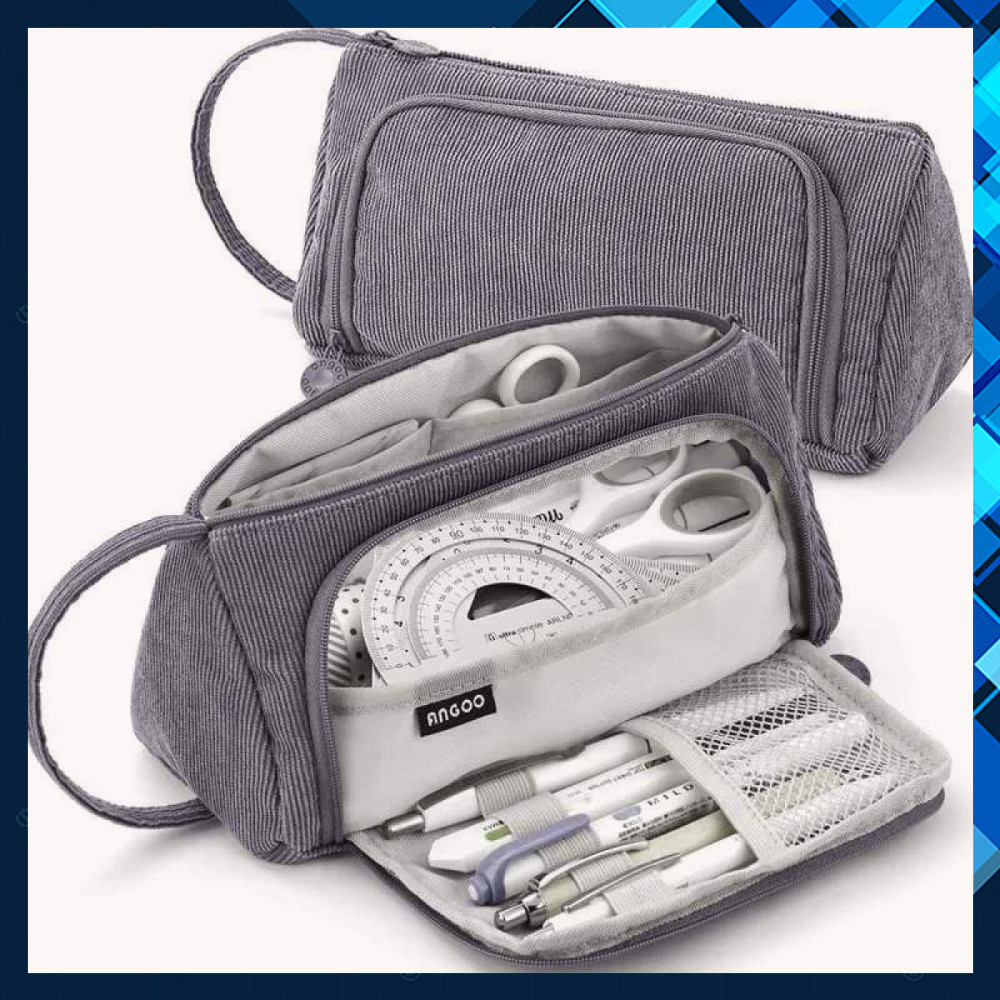 

Tempat Pensil Multi Layer Pencil Case Pouch Stationery - KV23