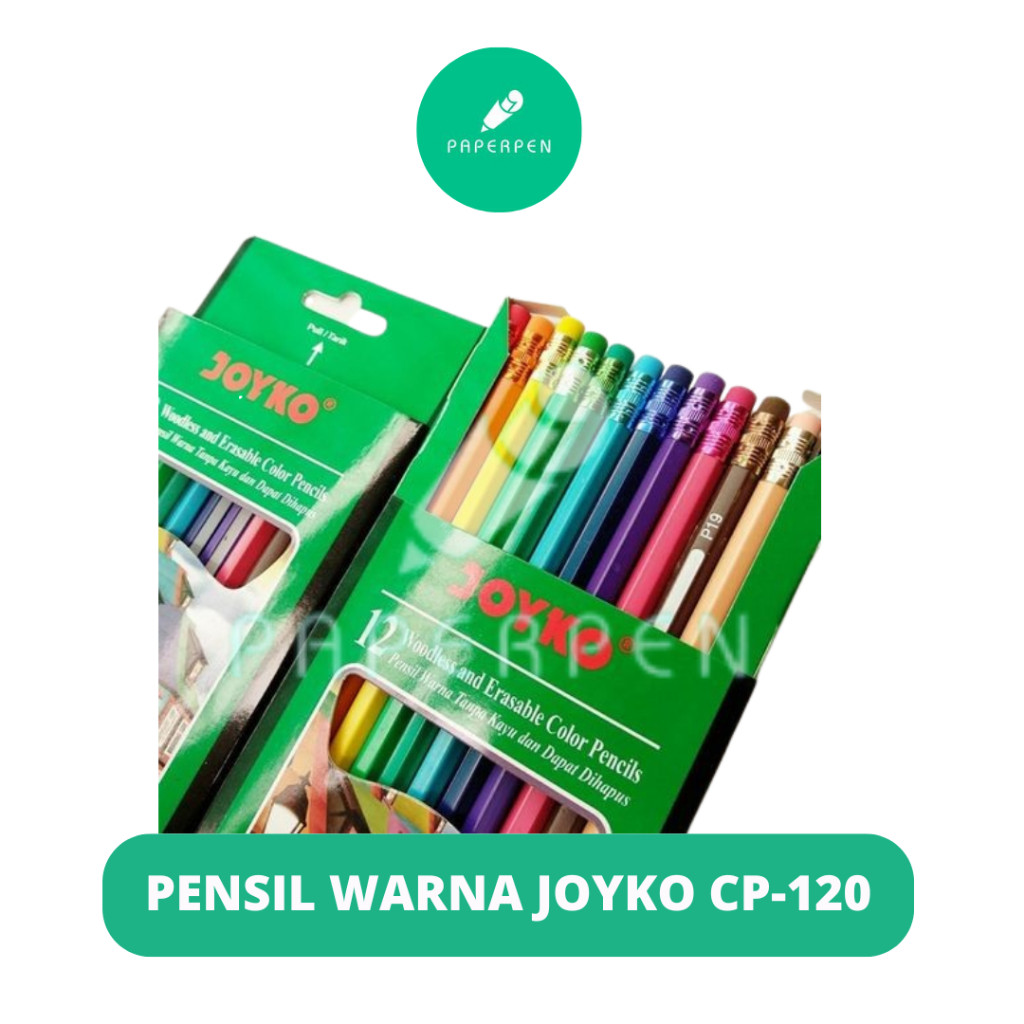 

[SG] PENSIL WARNA JOYKO CP120 PENDEK