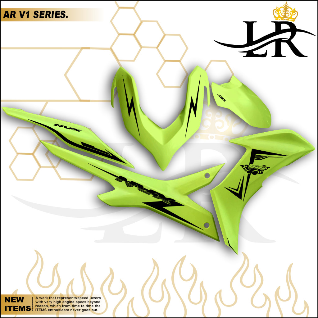 STRIPING VARIASI AEROX NEW STIKER NEW AEROX 2023 STRIPING CUTTING AEROX NEW ABS CONNECTED BAHAN CUTT