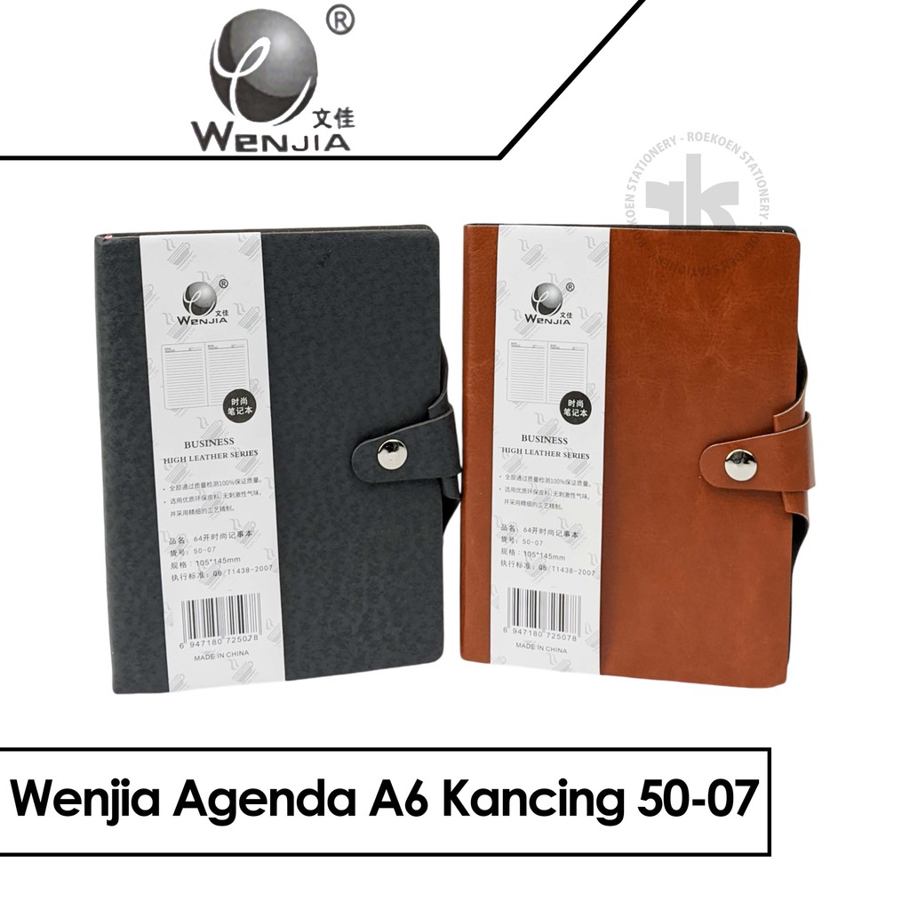 

Wenjia Agenda A6 Kancing 50-07
