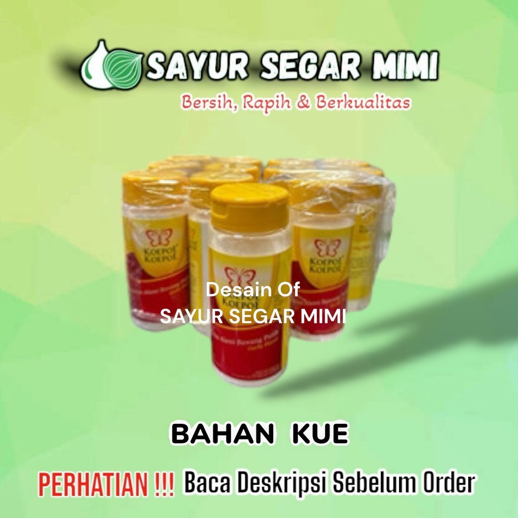 

Koepoe" Perisa Alami Bawang Putih (Garlic Flavor) 130gr - Sayur Palembang