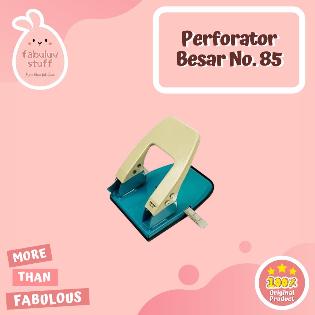 

ATK ~ Pembolong Kertas Perforator Besar No. 85