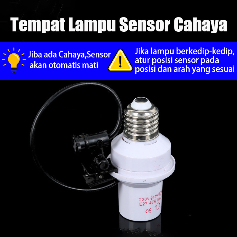 Piting Sensor Cahaya Fitting Sensor Cahaya Lampu Fitting Lampu Sensor Cahaya Otomatis Untuk Segala L