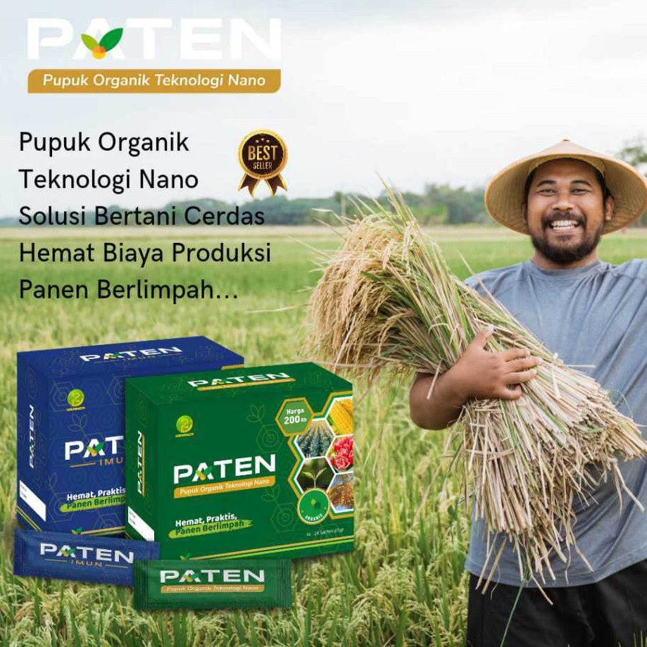 PUPUK PATEN SEPASANG HIJAU DAN BIRU IMUN