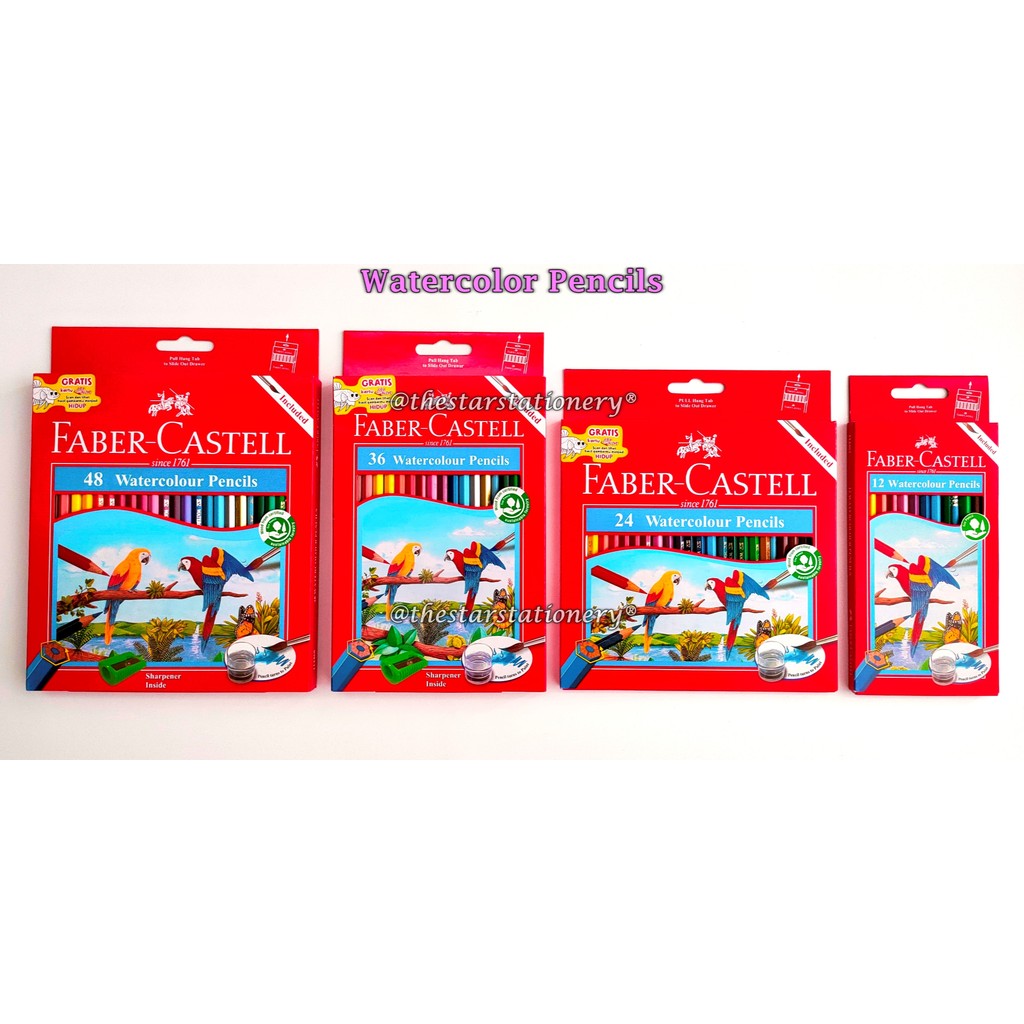 

(1 Set) Pensil Warna Cat Air FABER-CASTELL 114462 12W / 114464 24W / 114466 36W / 114468 48W