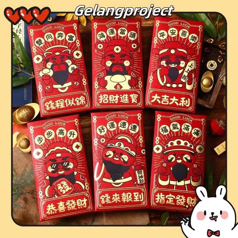 

Lucky Angpao Imlek Pendek Snake Ular 2025 Tebaru 6pcs amplop tahun baru Angpau Sanggit Wedding EA125 Tahun Lunar amplop/angpao ular/angpao ular 2025/angpao imlek 2025
