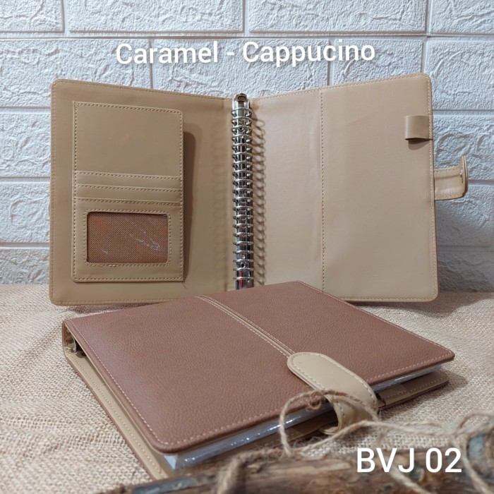 

Binder Ekslusif A5 B5, Cover Binder, Binder Kuliah, Binder Kulit - BVJ 02, A5 Ring 6