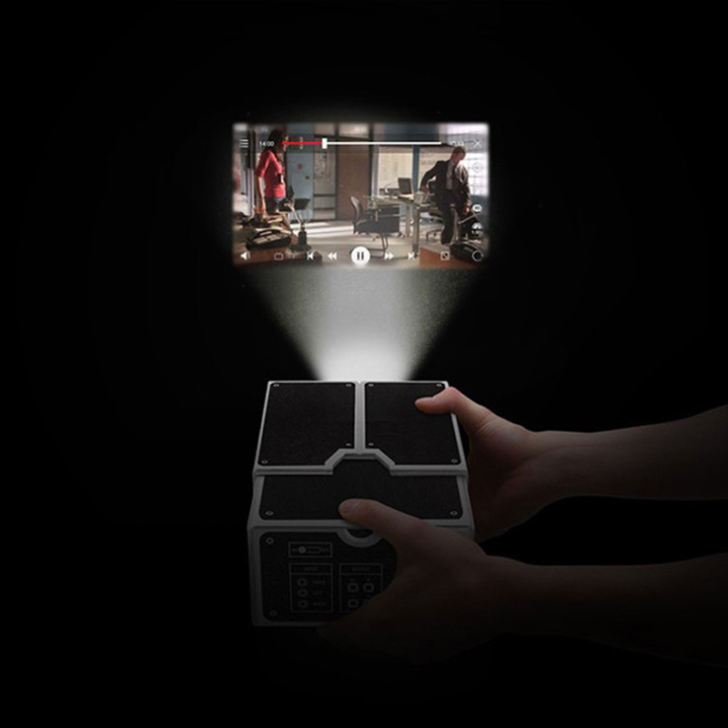 DIY Smart Phone Projector 2.0 Second Generation DIY Installation Small Projector Digital Home Theate