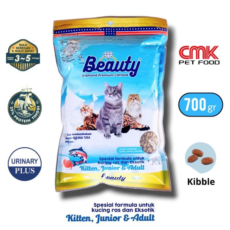 Beauty Diamond Cat food Spesial Urinary 700gr Untuk Kitten & Adult