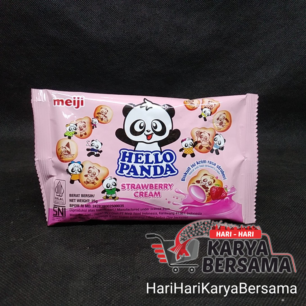 

BISKUIT MEIJI HELLO PANDA STRAWBERRY CREAM 25GR