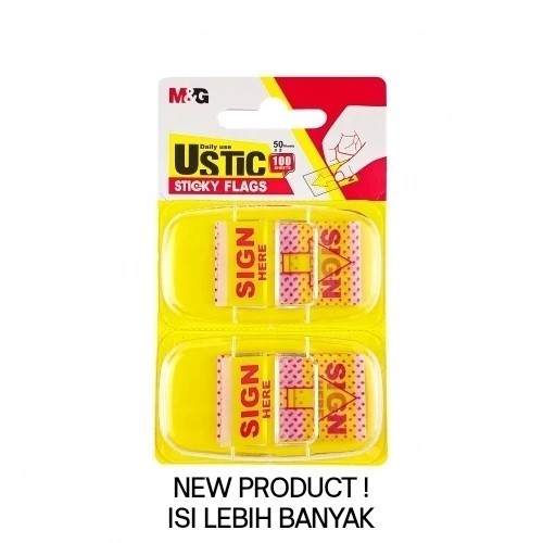 

Sign Here / Sticky Flags M&G YS-495 - 1 pack isi 2 pad