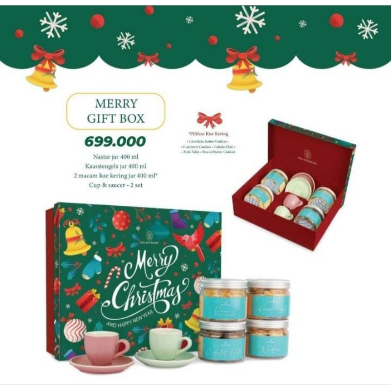 

Holland - Hampers Merry Gift Box Hamper Hampers / Hadiah Natal Christmas / Parcel Box New Year 2025