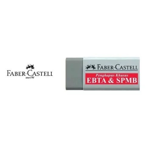 

Penghapus Pensil Ujian EBTA & SPMB Faber-Castell Abu Medium
