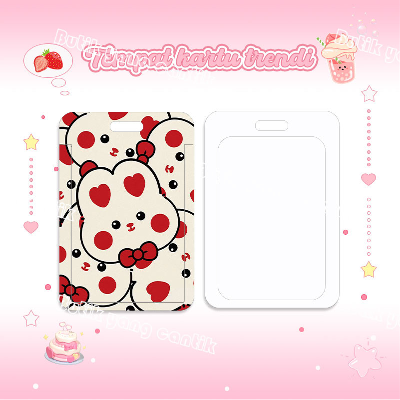 

ID Card Holder,Tempat Kartu Kelinci Lucu Layar Penuh, Cocok untuk Kantor/Sekolah, Kartu Pelajar/Kartu Angkutan, Kartu Akses, KTP, Flazz, Kartu Kredit Elektronik dan Uang Elektronik.