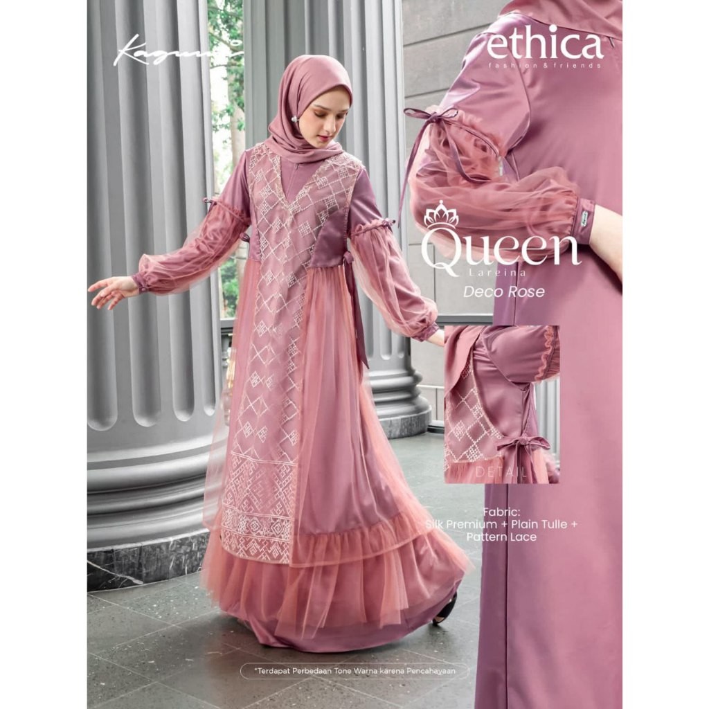 ETHICA Gamis Dress Kondangan Wanita Exslusive Queen Series