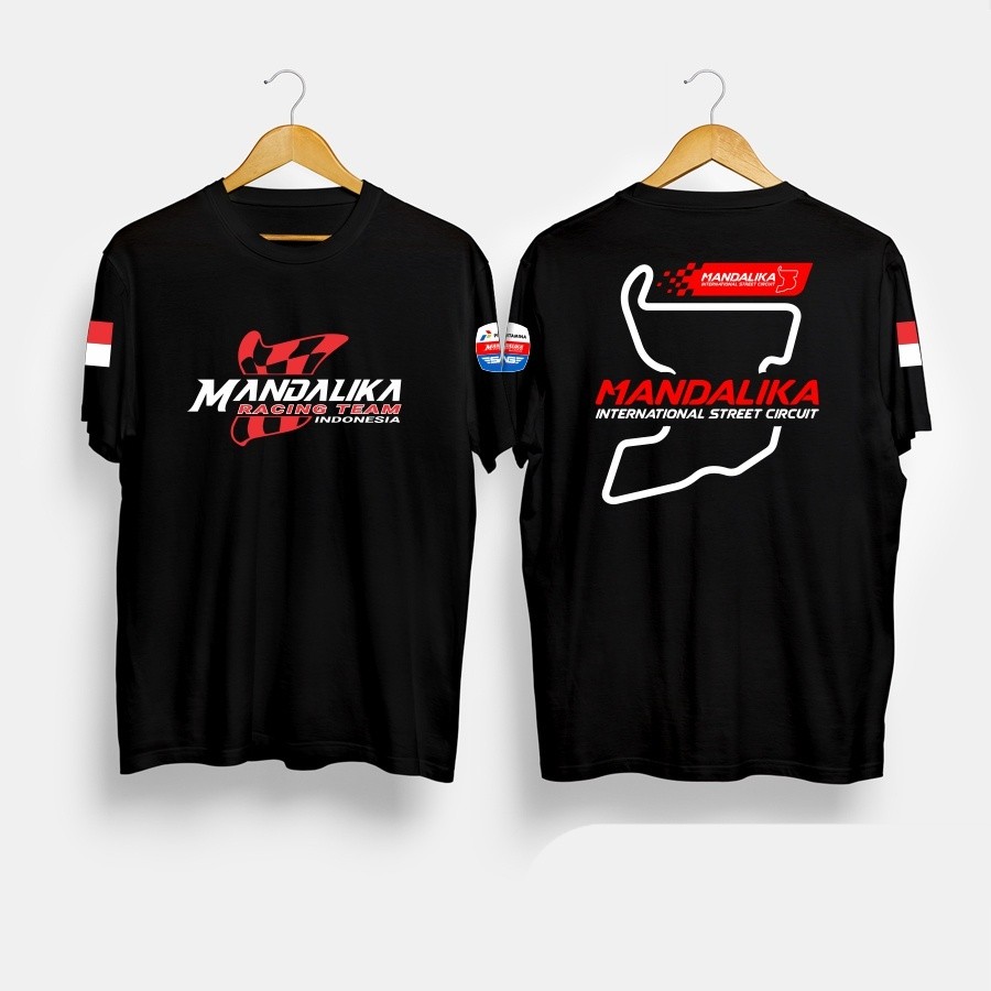 Kaos Baju Mandalika Racing Team International Street Circuit Lombok Kaos Racing
