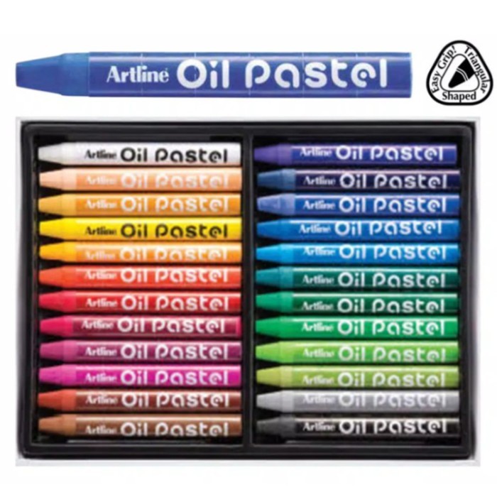 

Artline Crayon 24 Warna / Oil Pastel Set 24 Type EOPT-24S