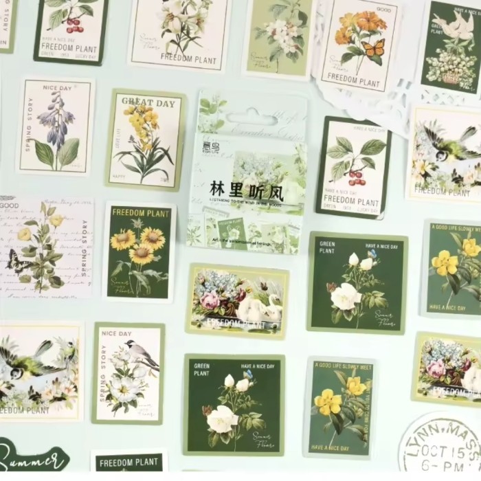 

Sticker Deco Sticker Journal Scrapbook Stiker Diary Woods