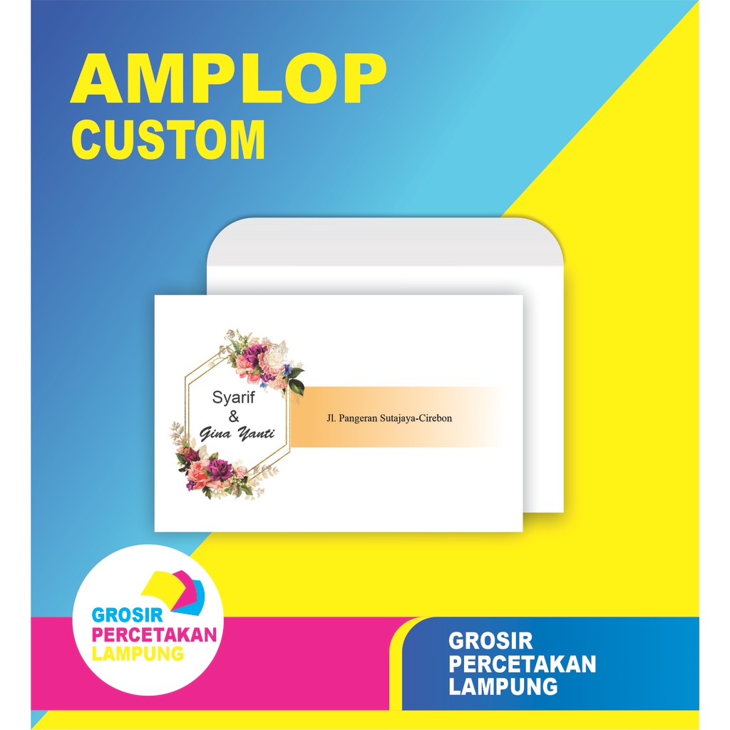 

PROMO!!! Amplop Kondangan Murah Custom Nama & Alamat | Amplop Sumbangan | Amplop Buwuhan Murah dan Berperekat Segel Sehari Jadi