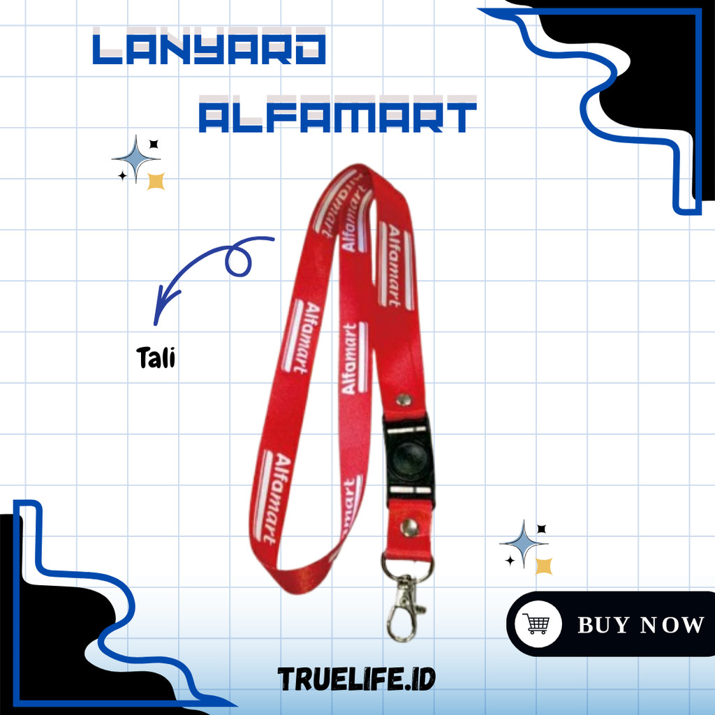 

Tali ID Card/Lanyard ALFAMART [READY STOCK]