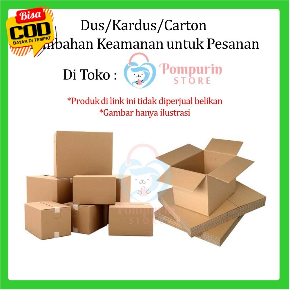 

( 1pcs = 1lbr ) DUS KARTON Bekas - Tambahan Keamanan Paket Kiriman Anda di Pompurin Store