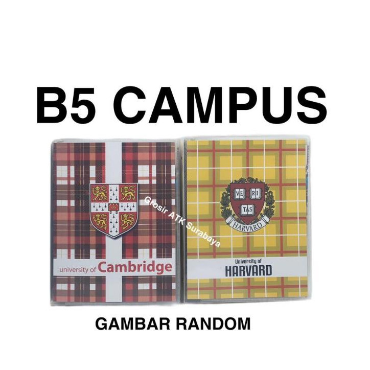 

( StaLand ) Map Binder Note B5 MOTIF CAMPUS University Bagus