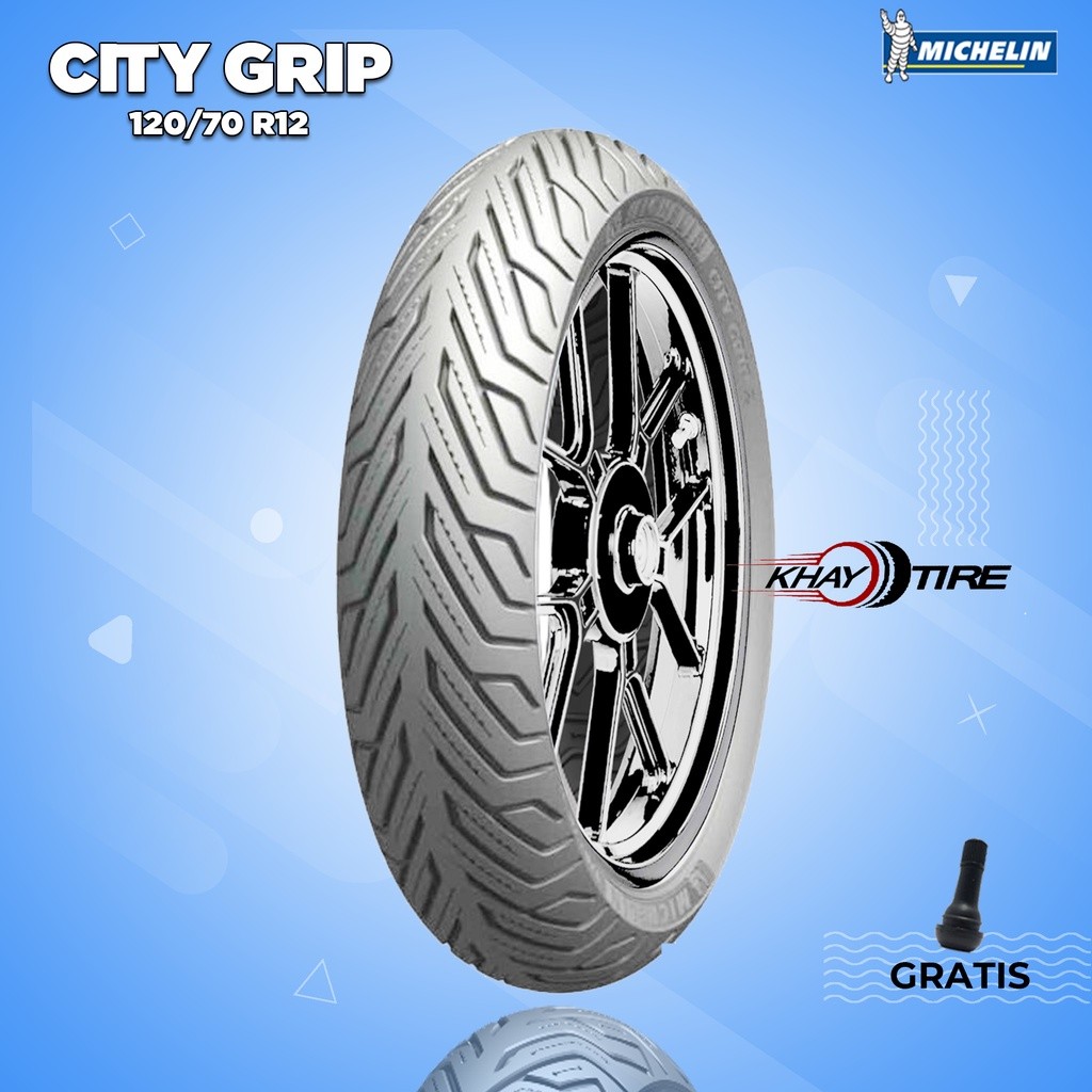 Ban Motor Vespa Matic MICHELIN CITY GRIP 120/70 Ring 12 Tubeless