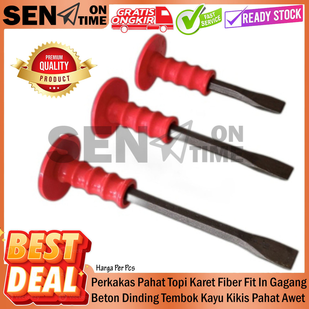 Pahat Besi Topi Beton Baja Karet Fiber Payung Orange Karbon Batu Logam Kayu Pengikis Kikis Kikir Men