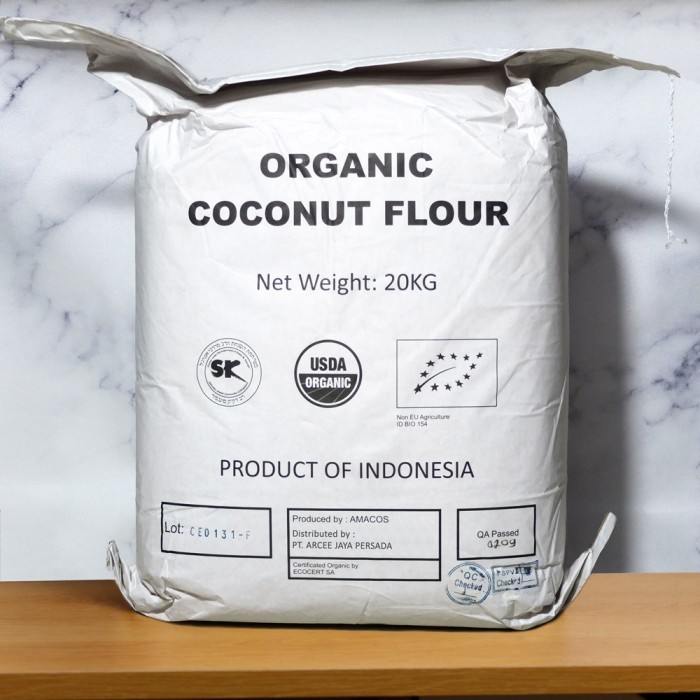 

Tepung Kelapa Organik Mezzaluna 20kg Organic Coconut Flour Diet Keto 20 kg