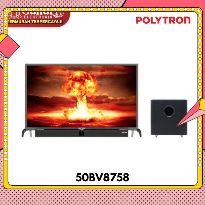 POLYTRON Digital Tv Cinemax Soundbar 50 Inch 50BV8758