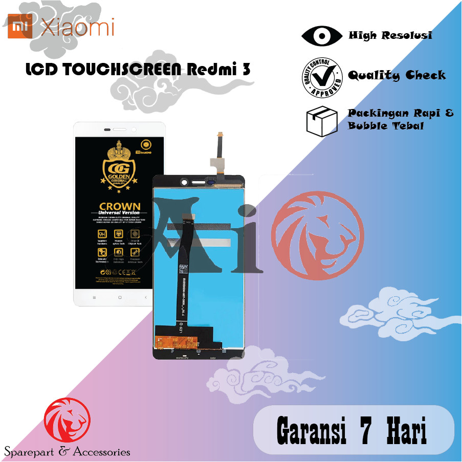 LCD TOUCHSCREEN XIAOMI REDMI 3 / LCD REDMI 3X /LCD REDMI 3S /LCD REDMI 3 PRO COMPLETE ORIGINAL