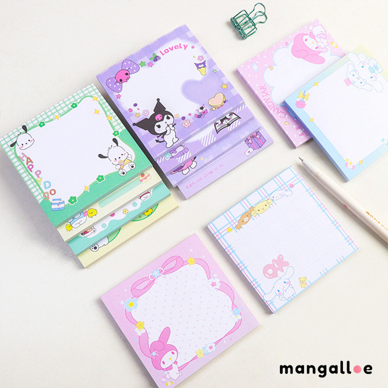 

Buku Memo Kartun Lucu Gaya Ins Catatan Tempel Pesan Portabel Kertas Memo Scrapbook Sanrio -MG