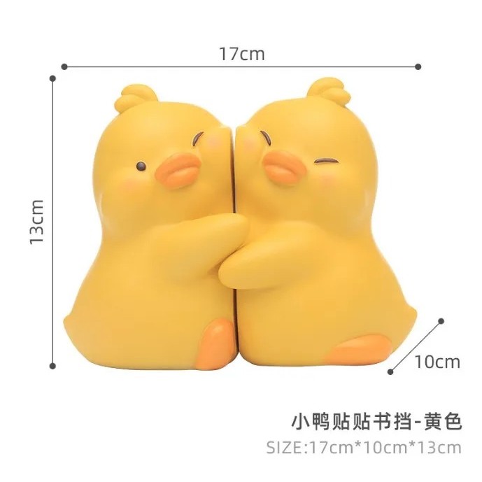 

InJO Pembatas Buku Book Stand Book Pajangan Bebek 2 PCS Lucu Stand Holder Anti Slip Dekorasi