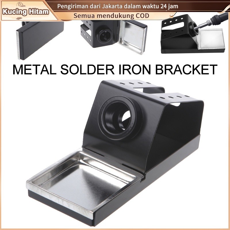 Stasiun solder dudukan besi solder dudukan besi solder logam rak besi solder listrik besi solder per