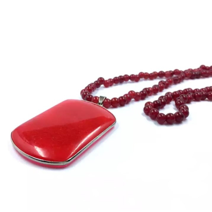 [ TERLARIS ] KALUNG KESEHATAN/ TERAPI PRIA WANITA - KALUNG BATU GIOK IMPORT BURMA - 100% GIOK - LION