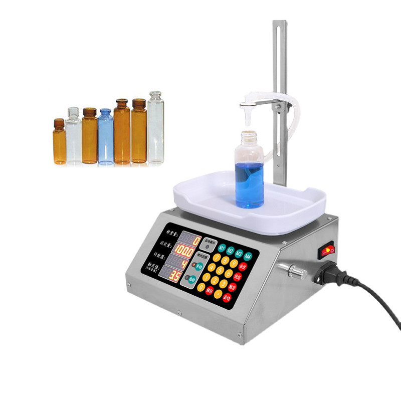 110V/220V Electric Small Liquid Weighing Filling Machine 3-300ml Liquid Essential Oil Skin Care Wate