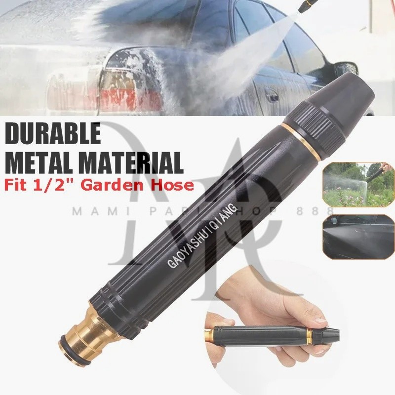Kepala Semprotan Air Hose Nozzle Water Jet Spray Alat Penyemprot Penyiram Tanaman Steam Cuci Motor M