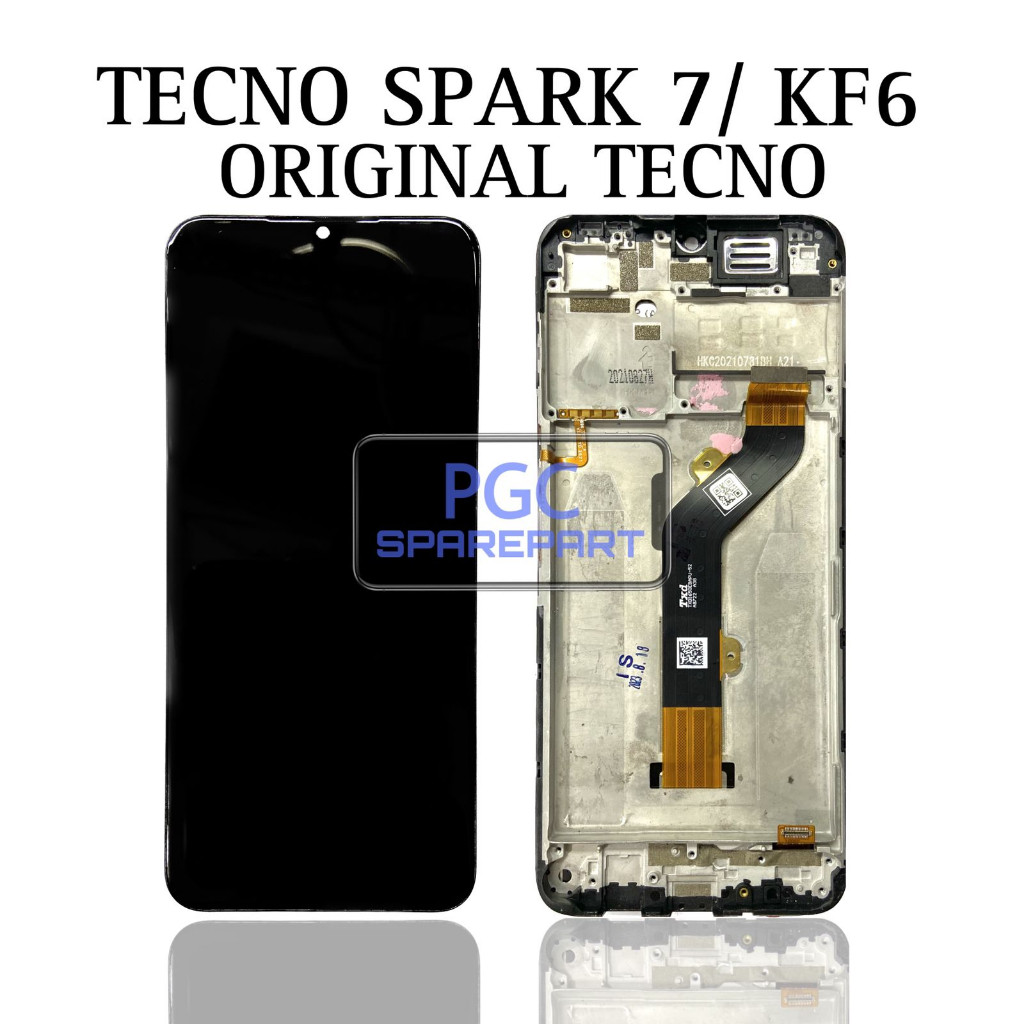 Ori Infinix - LCD Touchscreen Fullset Plus Frame Infinix Hot 10i / Smart 5 Pro / X659 / X659b / Tecn